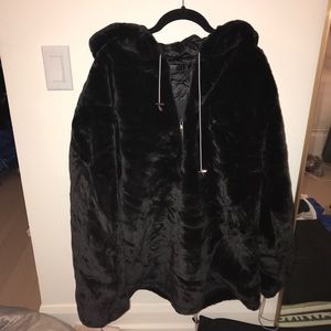 Faux Fur Oversized Sweater